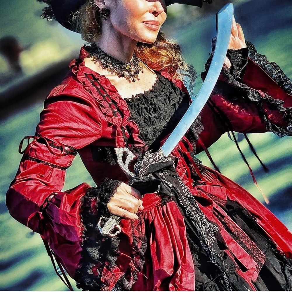 Red Pirate Costume.